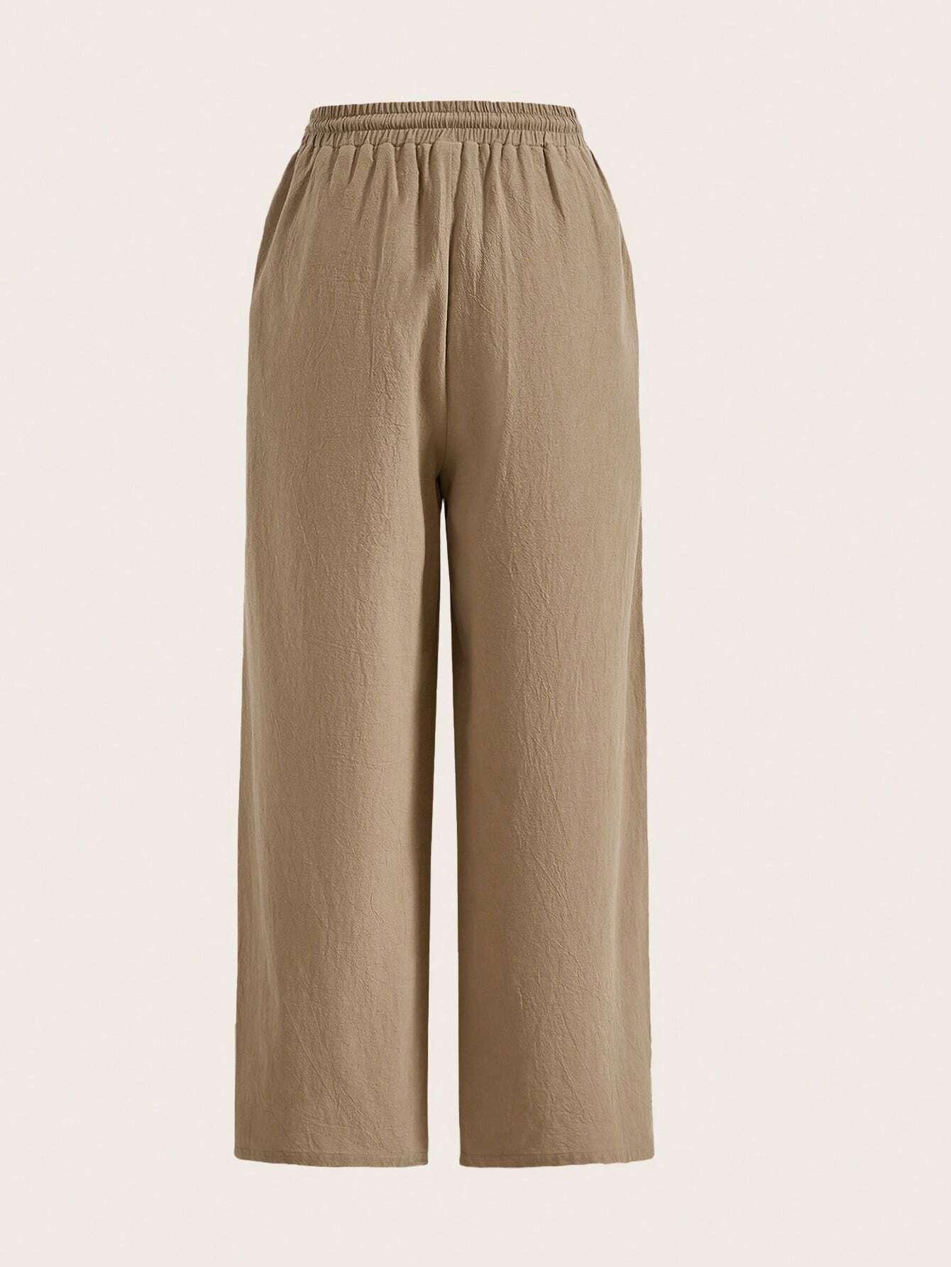 Loose Drawstring Cotton Pants - Comfort With Effortless Style-Secret Slim Wear