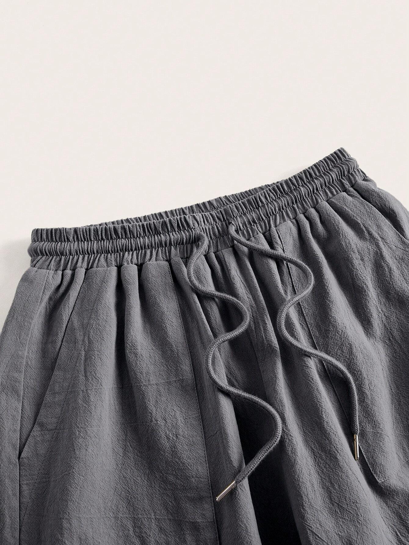Loose Drawstring Cotton Pants - Comfort With Effortless Style-Secret Slim Wear