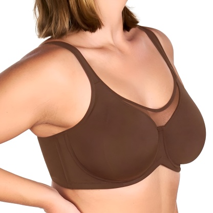 Plus Size Minimizer Bra with Full Coverage For Women