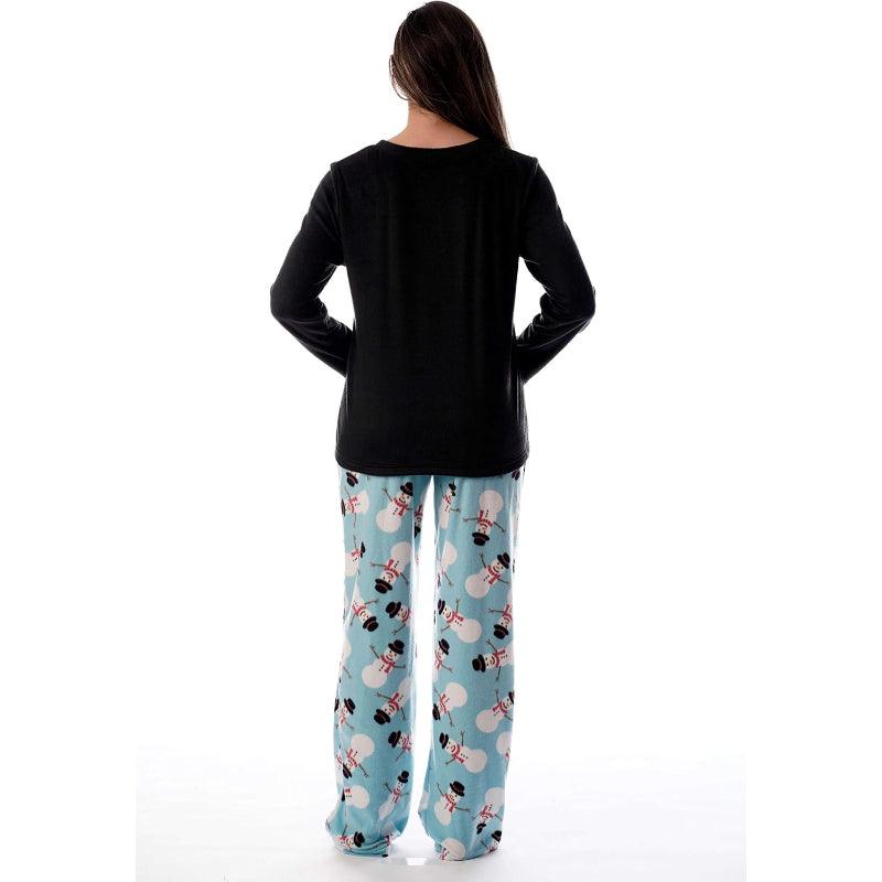 Printed Pajama Set Socks – Soft Fleece Pajama Set for Comfort-Secret Slim Wear