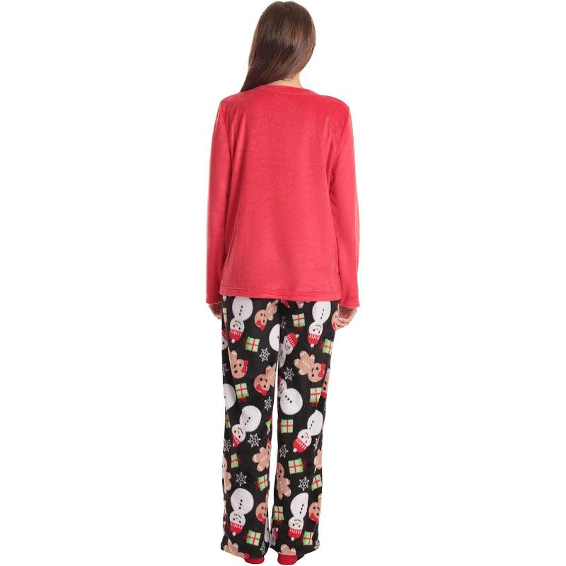 Printed Pajama Set Socks – Soft Fleece Pajama Set for Comfort-Secret Slim Wear