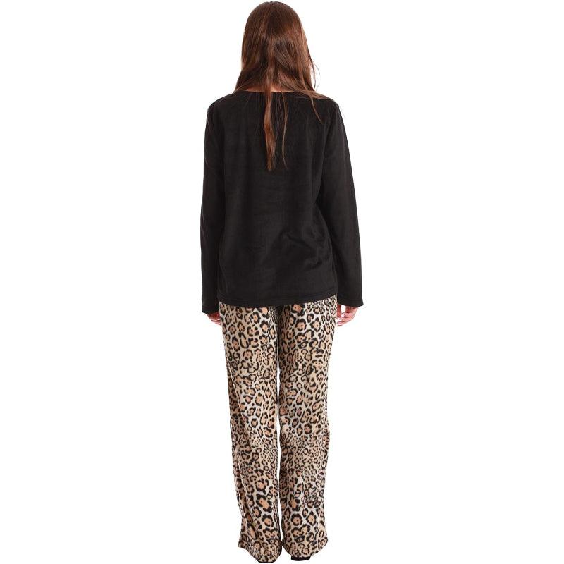 Printed Pajama Set Socks – Soft Fleece Pajama Set for Comfort-Secret Slim Wear