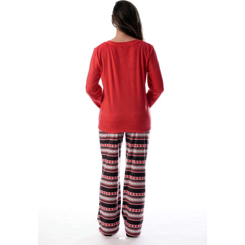 Printed Pajama Set Socks – Soft Fleece Pajama Set for Comfort-Secret Slim Wear