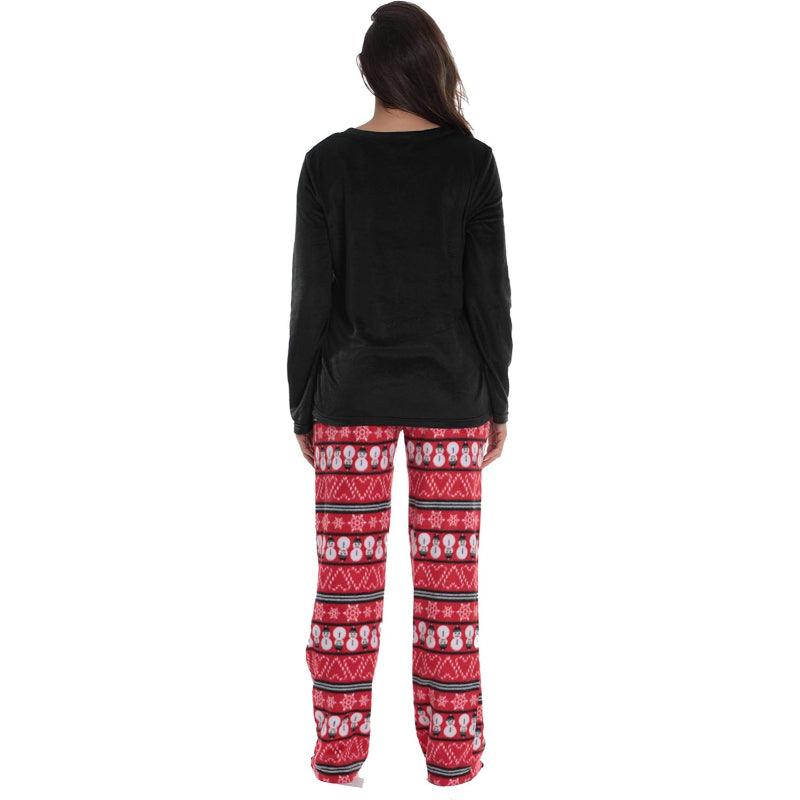 Printed Pajama Set Socks – Soft Fleece Pajama Set for Comfort-Secret Slim Wear