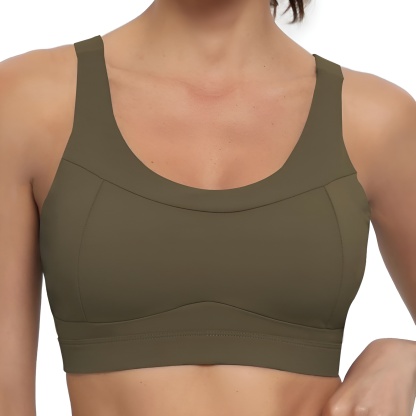 Racerback Sports Bra For Women With Longline Crop Design