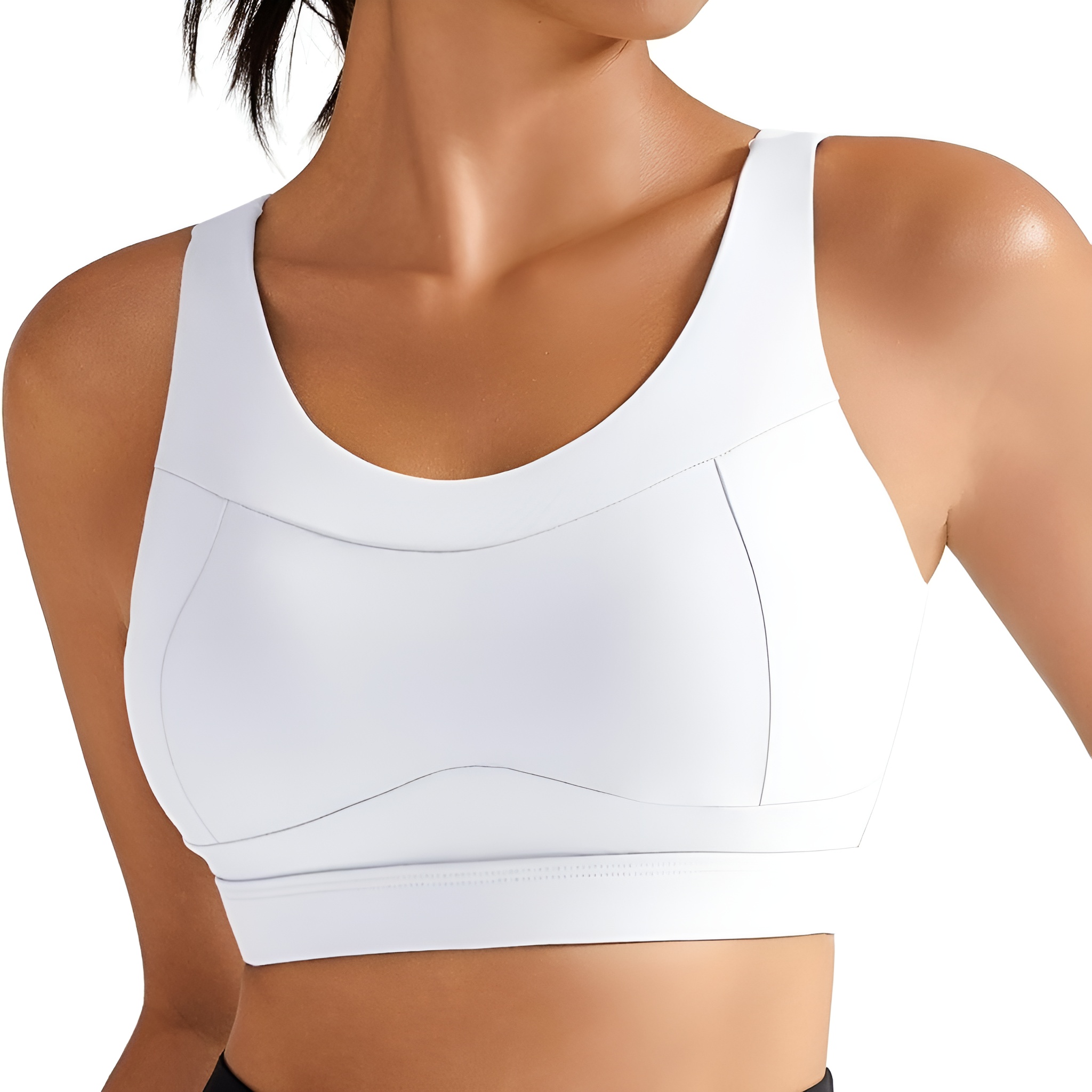 Racerback Sports Bra For Women With Longline Crop Design