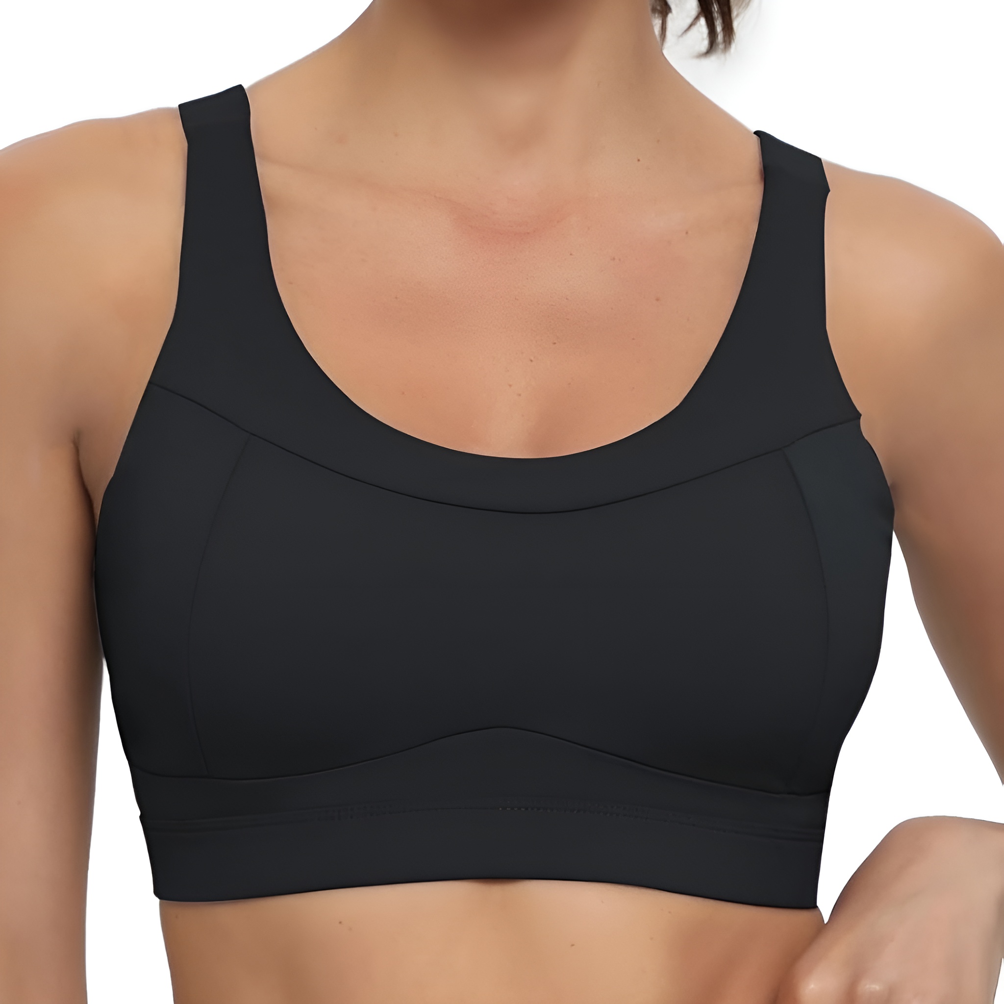 Racerback Sports Bra For Women With Longline Crop Design