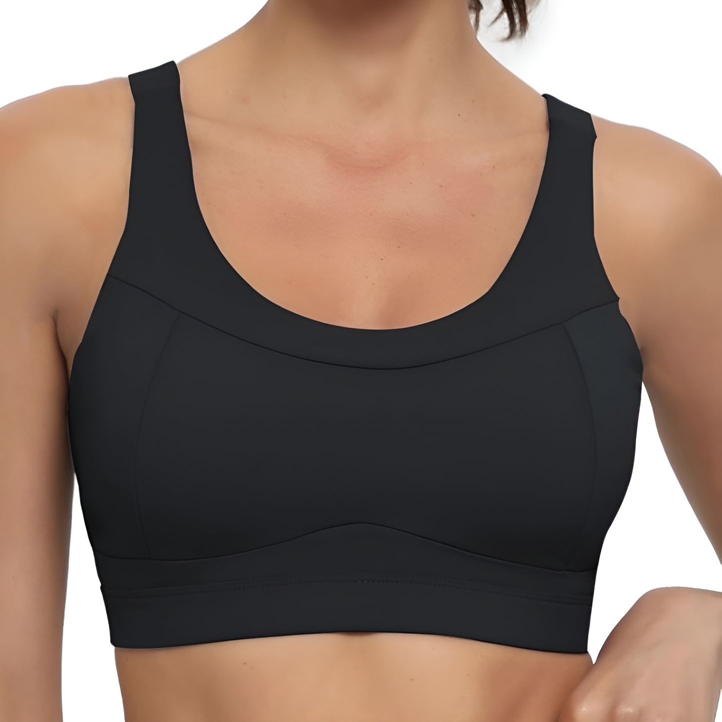 Racerback Sports Bra For Women With Longline Crop Design