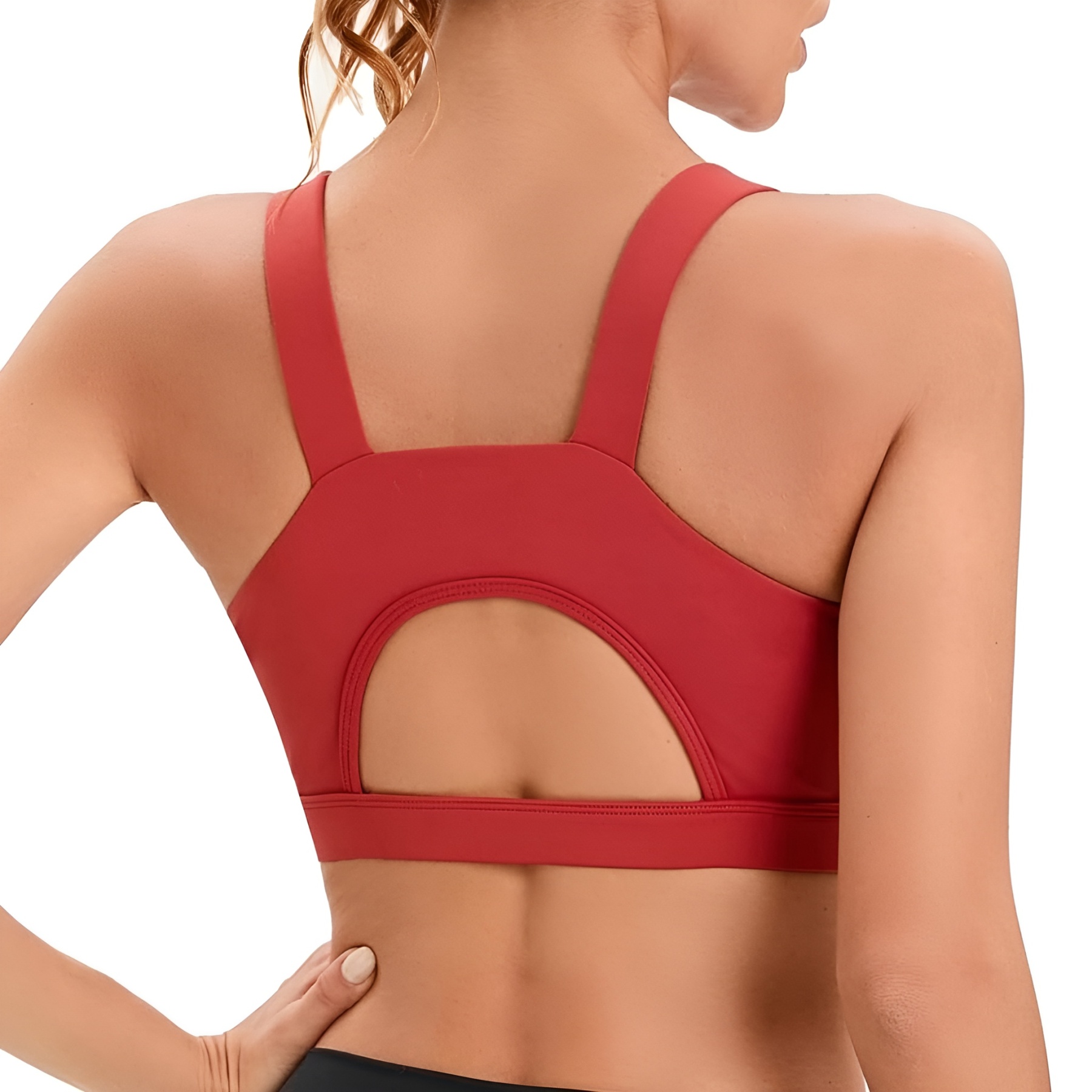 Racerback Sports Bra For Women With Longline Crop Design