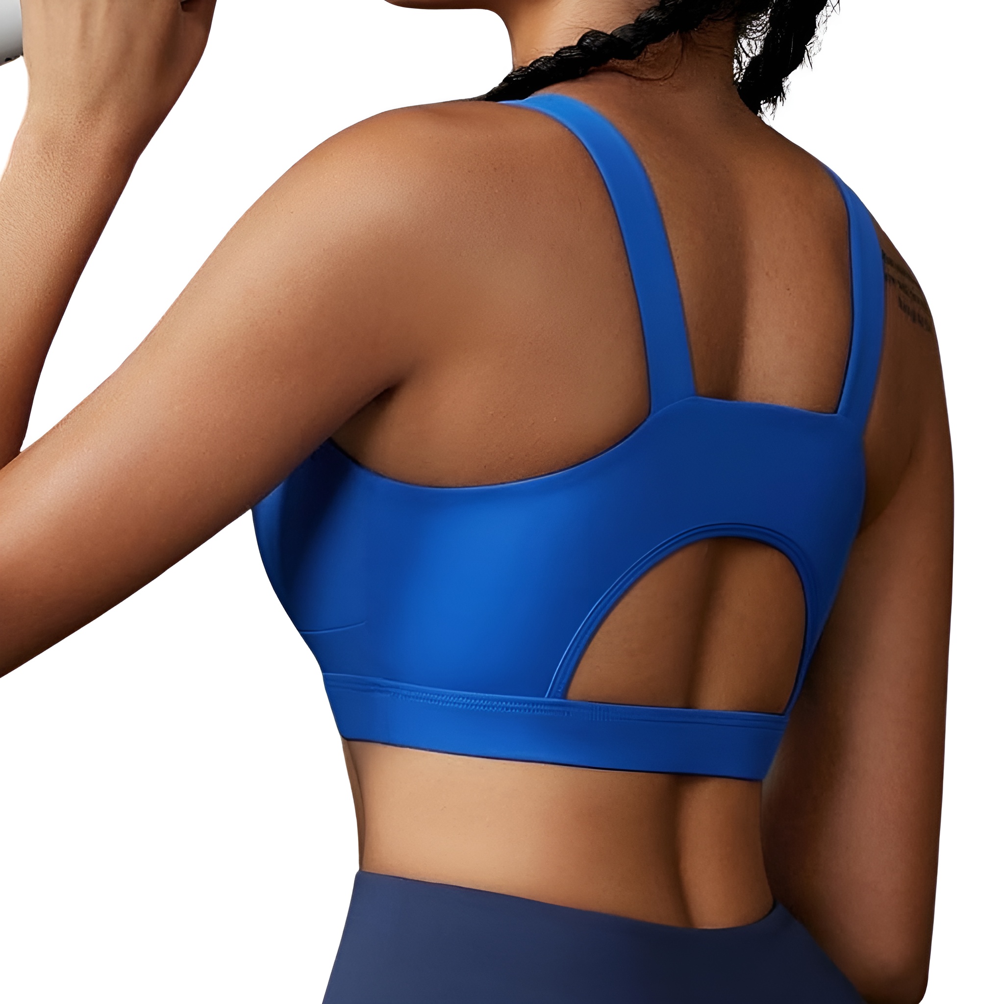 Racerback Sports Bra For Women With Longline Crop Design