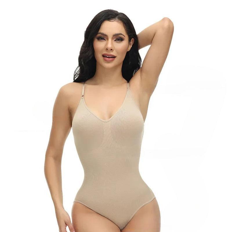Comfy Adjustable Strap Bodysuit – Perfect Fit and Support-Secret Slim Wear