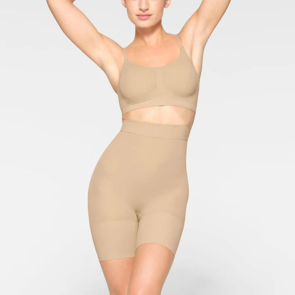 Seamless Lightweight Shaping Shorts - Tummy Control-Secret Slim Wear