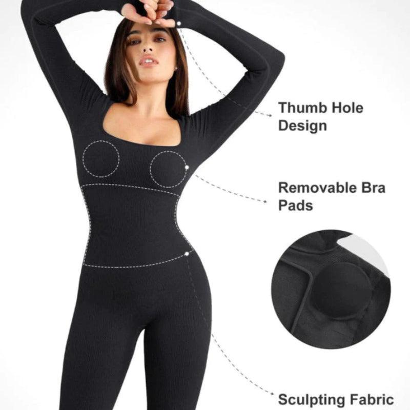 Tummy Control Sculpting Jumpsuit – Flatter Your Curves with Comfort-Secret Slim Wear