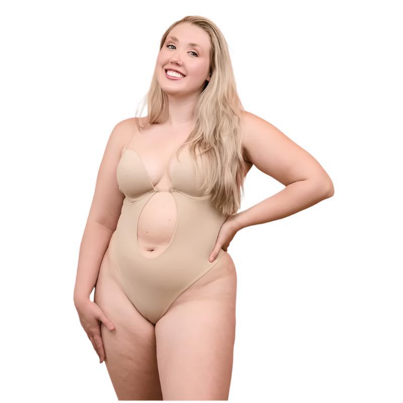 Open Back Shaping Bodysuit – Invisible Support for a Seamless Look-Secret Slim Wear