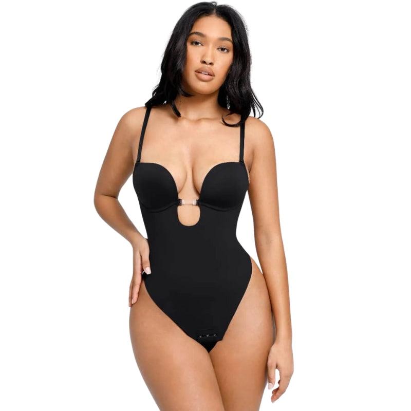 Open Back Shaping Bodysuit – Invisible Support for a Seamless Look-Secret Slim Wear