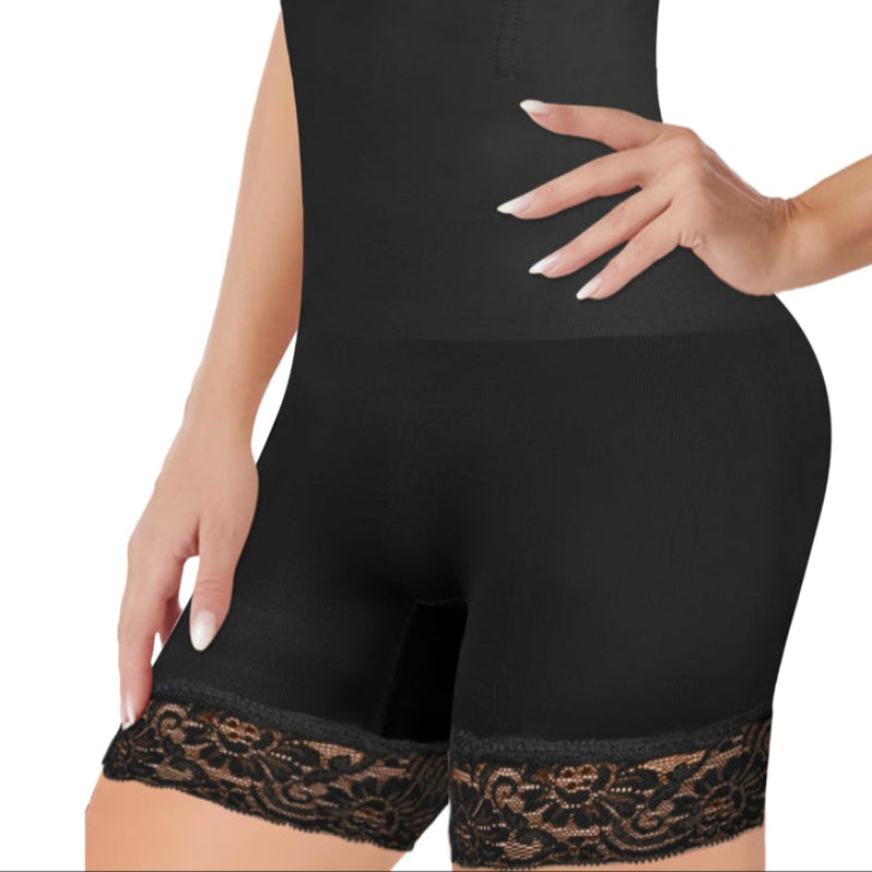 Seamless Lace Compression Shorts – Smooth Sculpted Fit-Secret Slim Wear