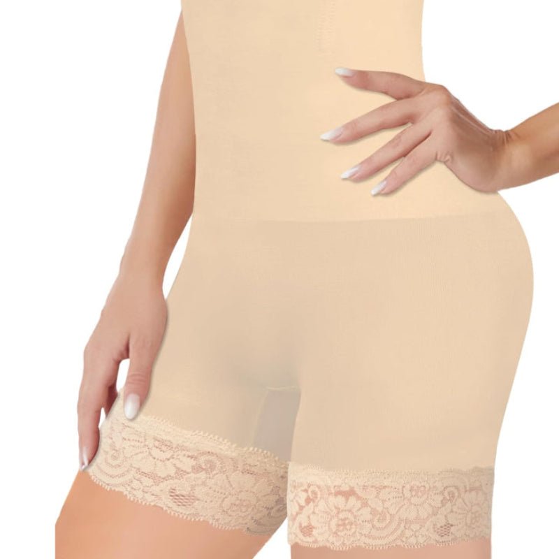 Seamless Lace Compression Shorts – Smooth Sculpted Fit-Secret Slim Wear