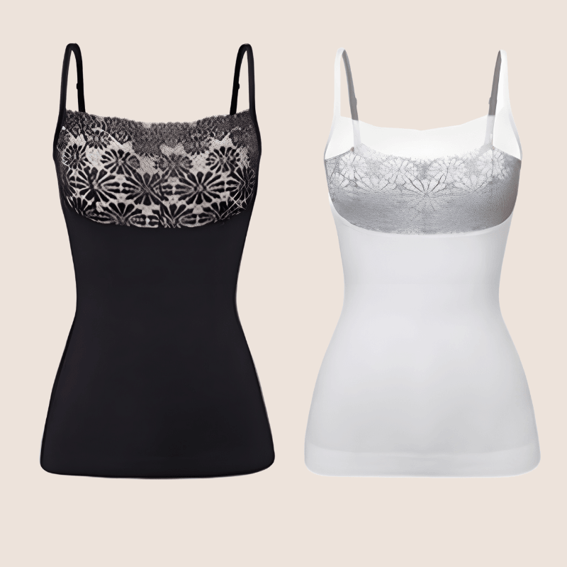 Seamless Lace Shaping Camisole – Elegant Fit and Contoured Support-Secret Slim Wear
