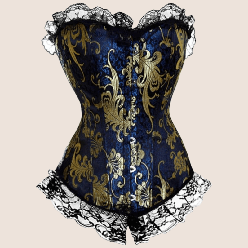 Corset Lace Top Waist Printed Clothing-Secret Slim Wear