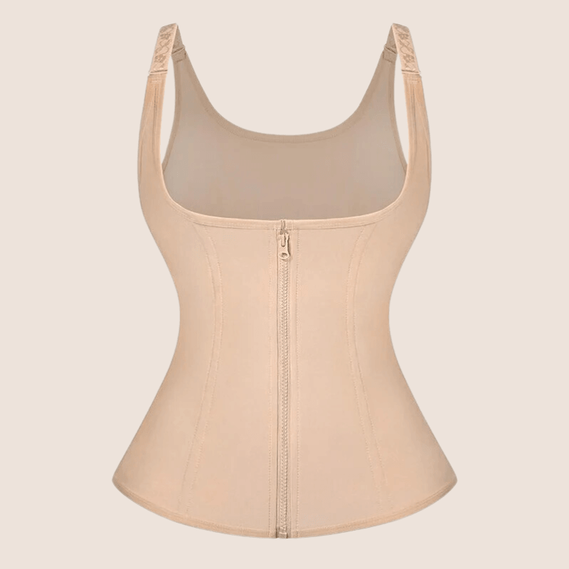 Zipper Cincher Corset – Waist Control and Posture Support-Secret Slim Wear