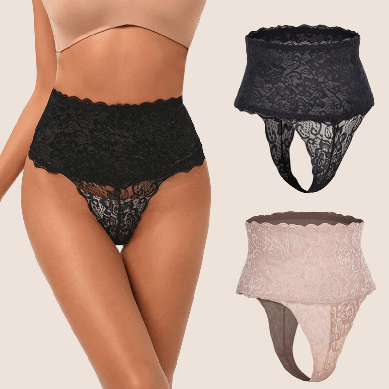 Floral Lace G-strings Women's Underwear-Secret Slim Wear