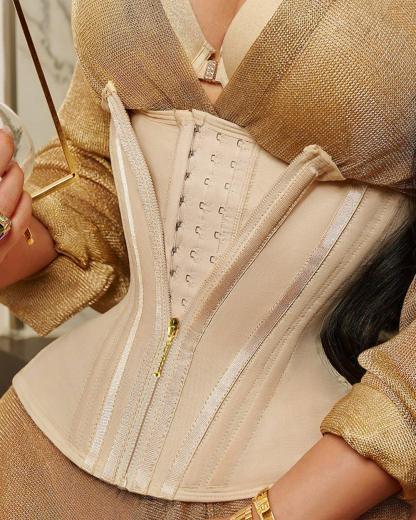 Hourglass Shape Zipper Corset – Sculpt and Shape Your Silhouette-Secret Slim Wear