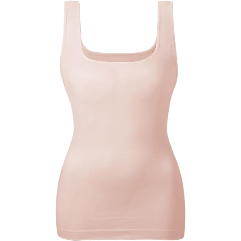 Tummy Control Tank Top – Slimming Design with Adjustable Straps-Secret Slim Wear