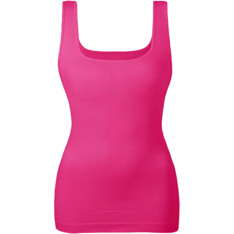 Tummy Control Tank Top – Slimming Design with Adjustable Straps-Secret Slim Wear