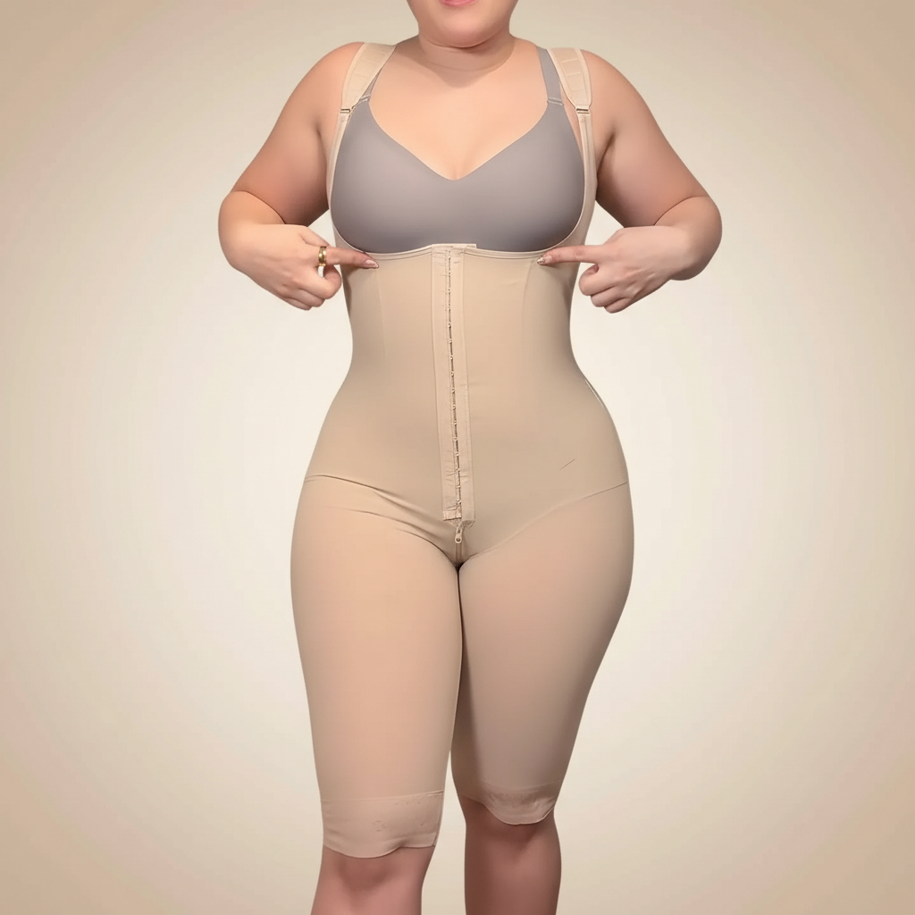 Structured Shapewear With Side Steel Support For Women