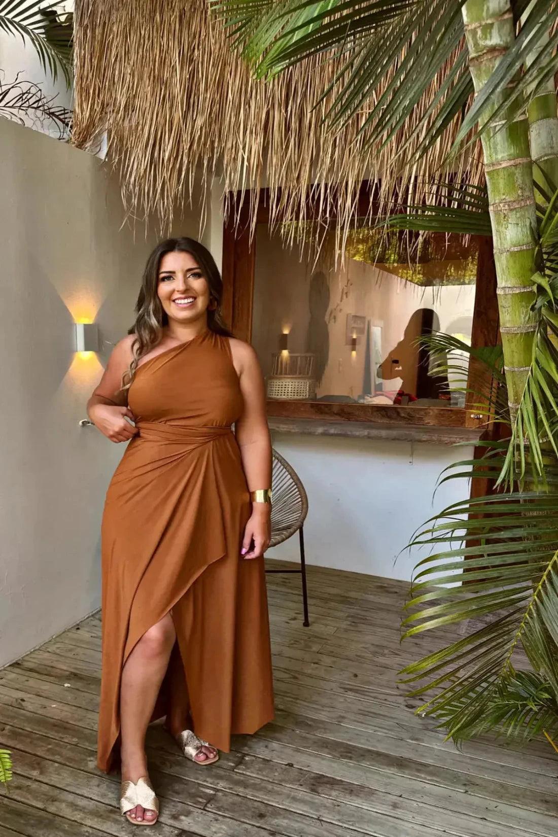 Multi Way Infinity Dress – Endless Styling Options for Every Occasion-Secret Slim Wear