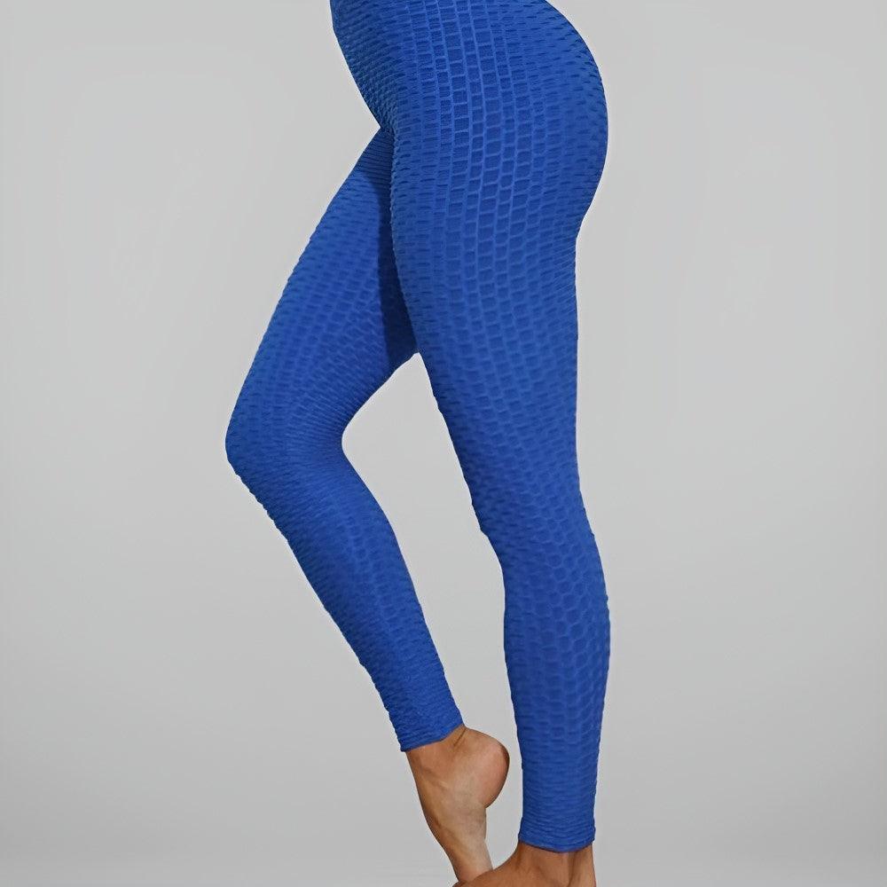 Textured High Rise Leggings – Stretch Comfort with a Stylish Finish-Secret Slim Wear