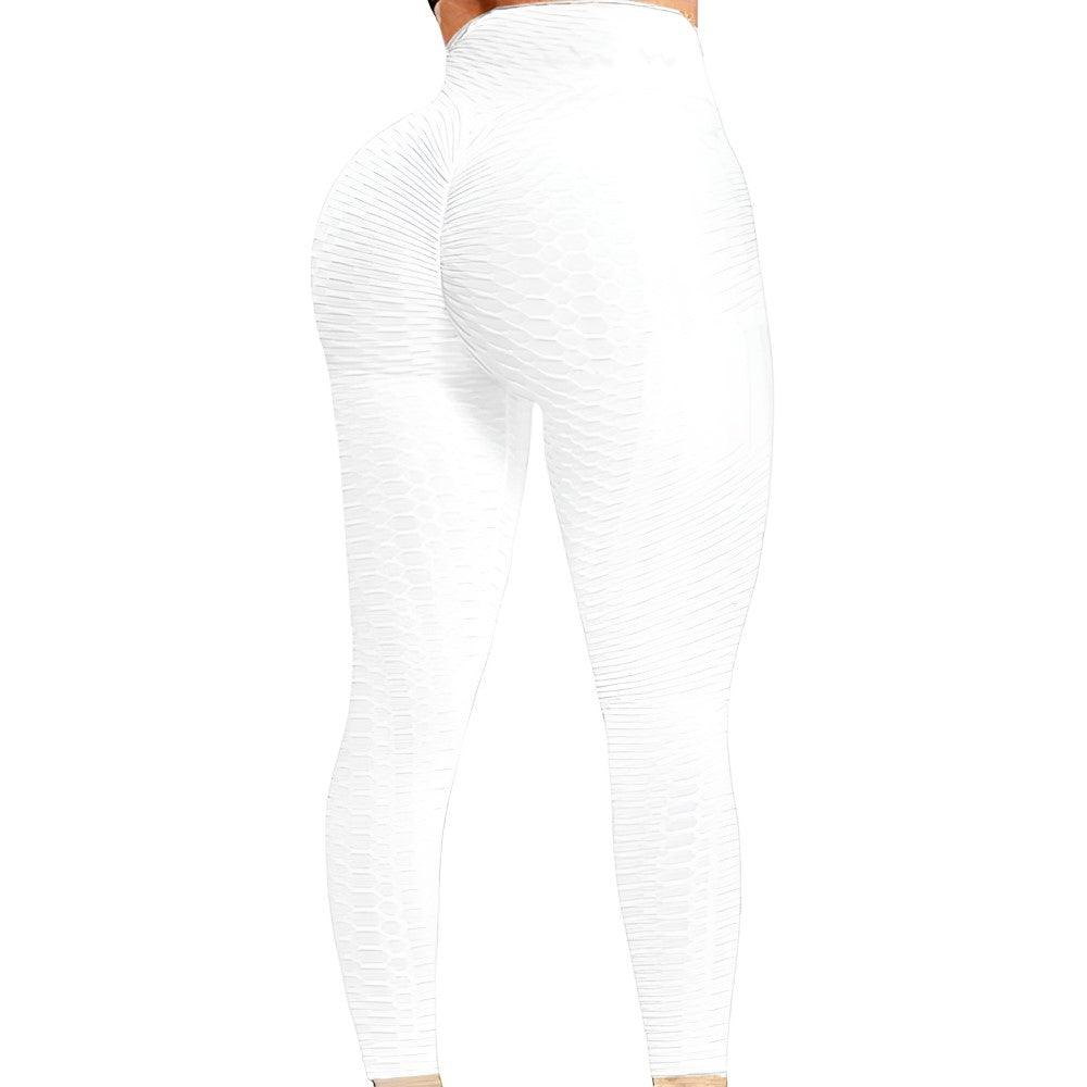 Textured High Rise Leggings – Stretch Comfort with a Stylish Finish-Secret Slim Wear