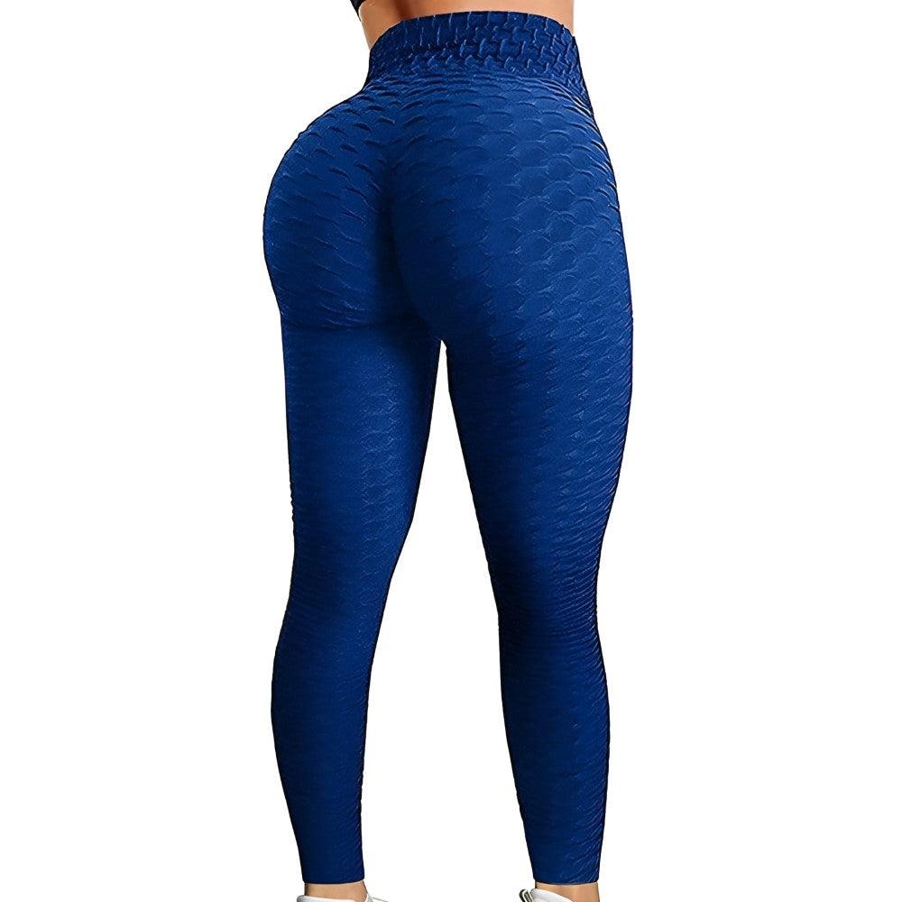 Textured High Rise Leggings – Stretch Comfort with a Stylish Finish-Secret Slim Wear