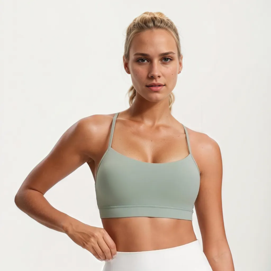 Thin Strap Y Back Bra