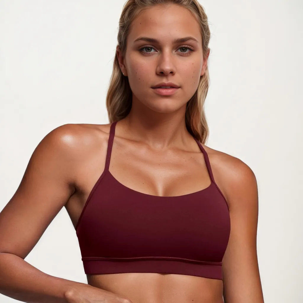 Thin Strap Y Back Bra