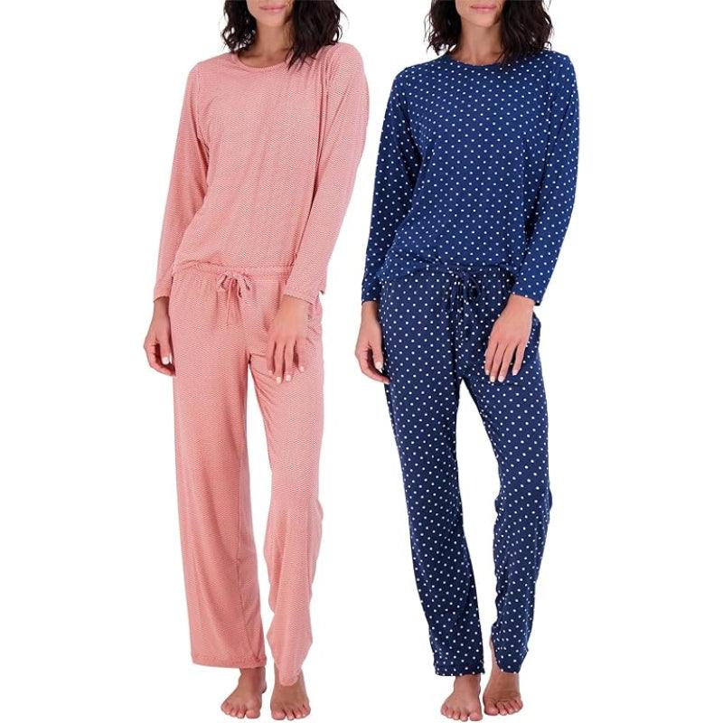 Polka Dot Pajama Set – Stylish Nightwear for Everyday Comfort-Secret Slim Wear