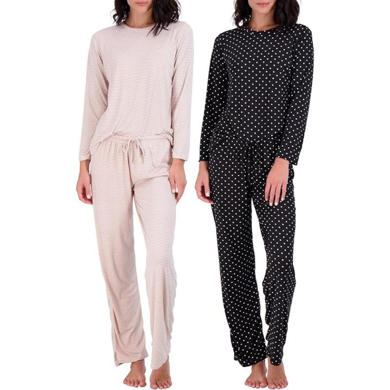2 Pack Pajama Set –  Comfortable Women’s Sleepwear-Secret Slim Wear