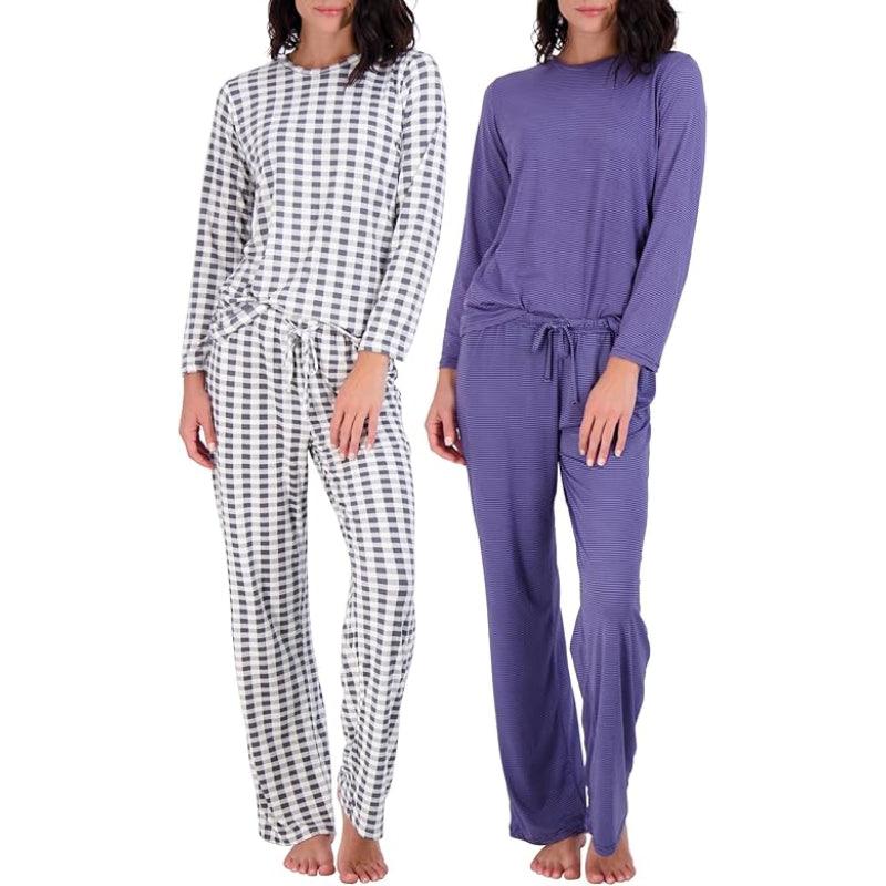 2 Pack Pajama Set –  Comfortable Women’s Sleepwear-Secret Slim Wear