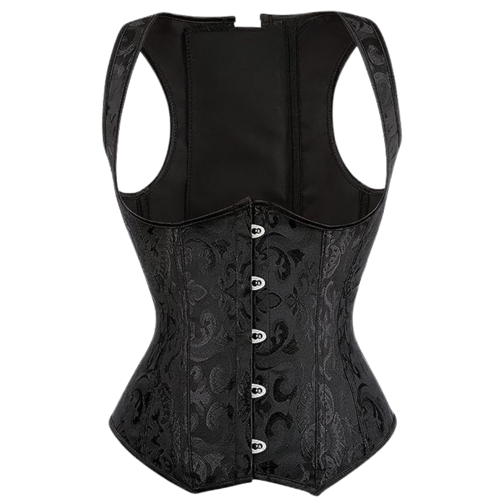 Women Faux Leather Steampunk Victorian Fashion Corset