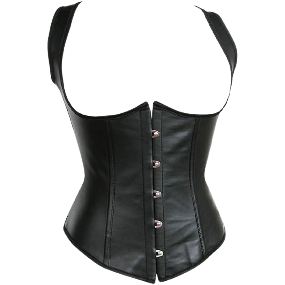 Women Faux Leather Steampunk Victorian Fashion Corset