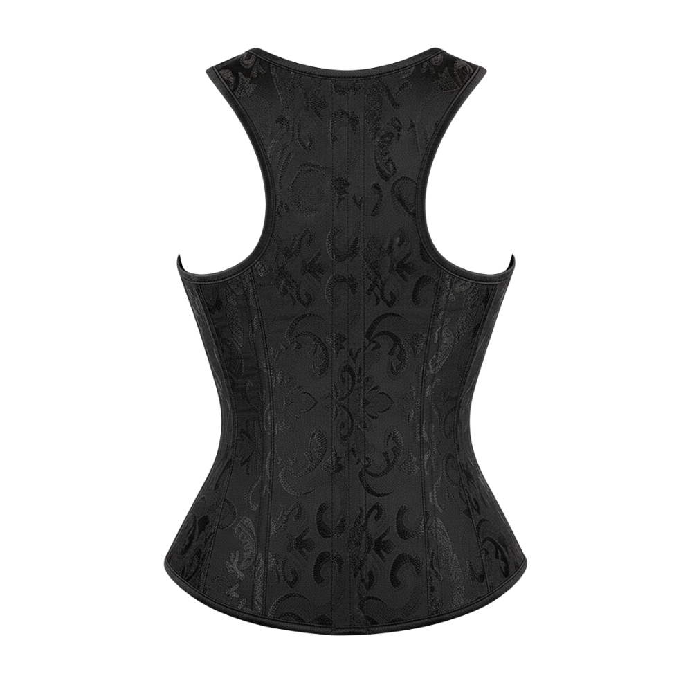 Women Faux Leather Steampunk Victorian Fashion Corset