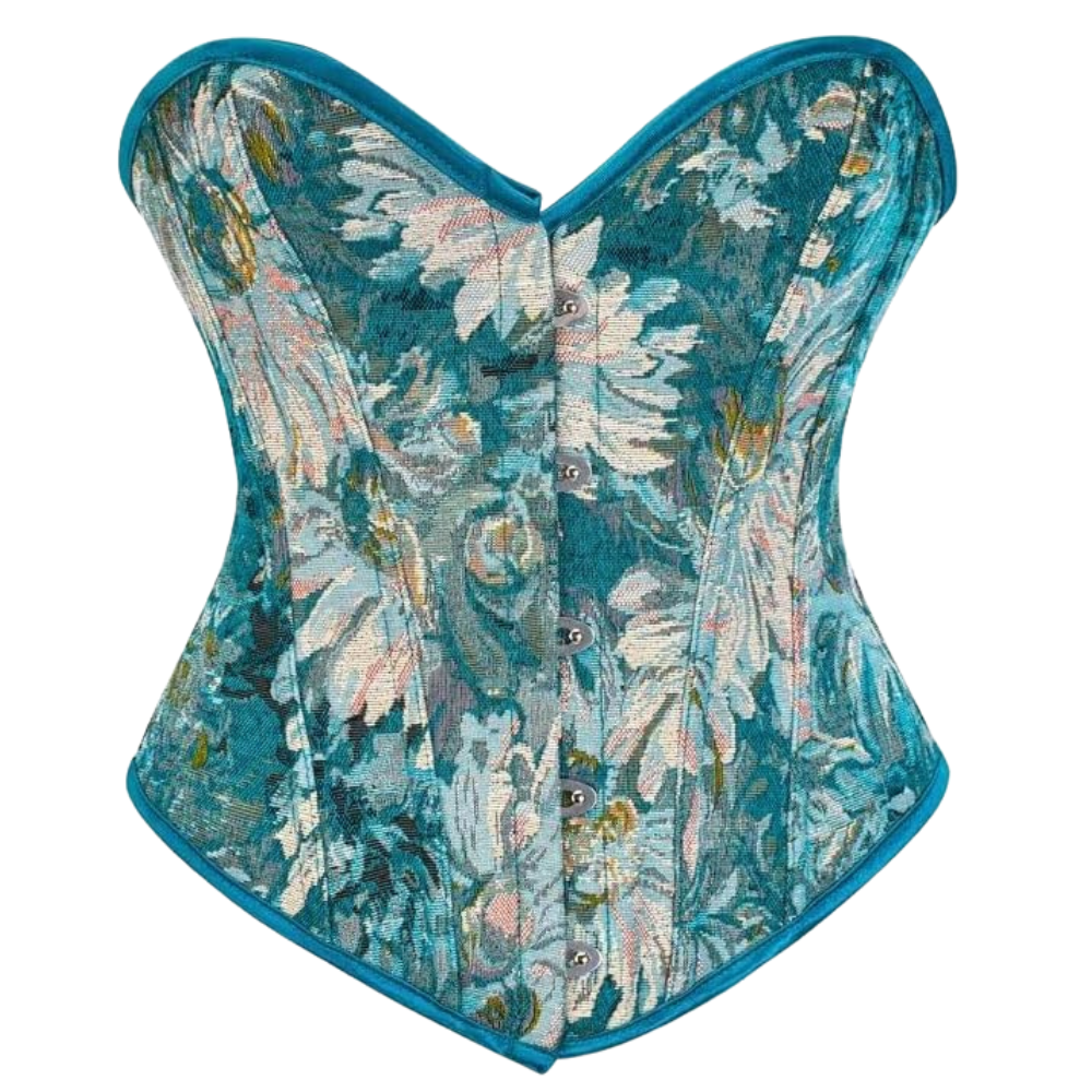 Floral Lace Up Lingerie Bodyshaper Corset