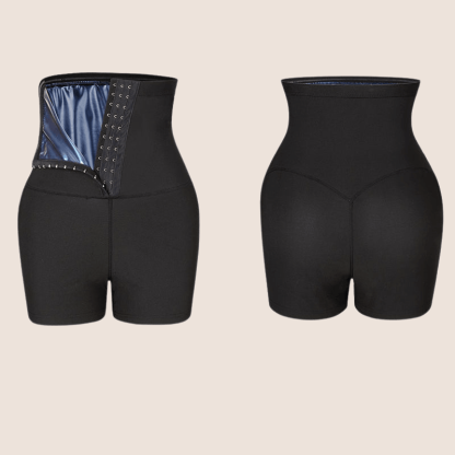 Sauna High Rise Shorts – Sweat Enhancing and Contoured Fit-Secret Slim Wear