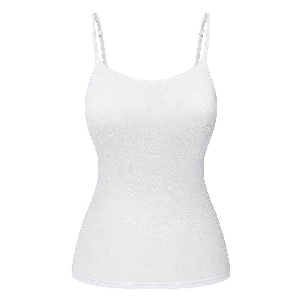 Cotton Camisole Adjustable Strap – Soft and Breathable All-Day Comfort-Secret Slim Wear
