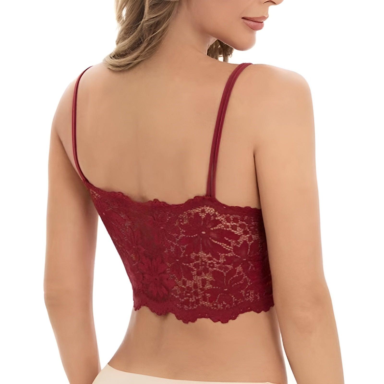Wire Free Lace Bra – Comfortable Elegant and Supportive-Secret Slim Wear