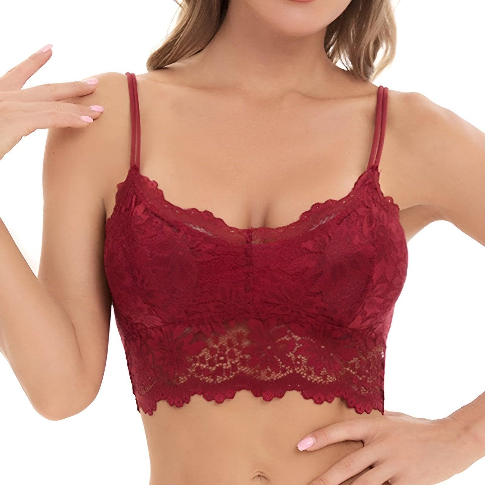 Wire Free Lace Bra – Comfortable Elegant and Supportive-Secret Slim Wear