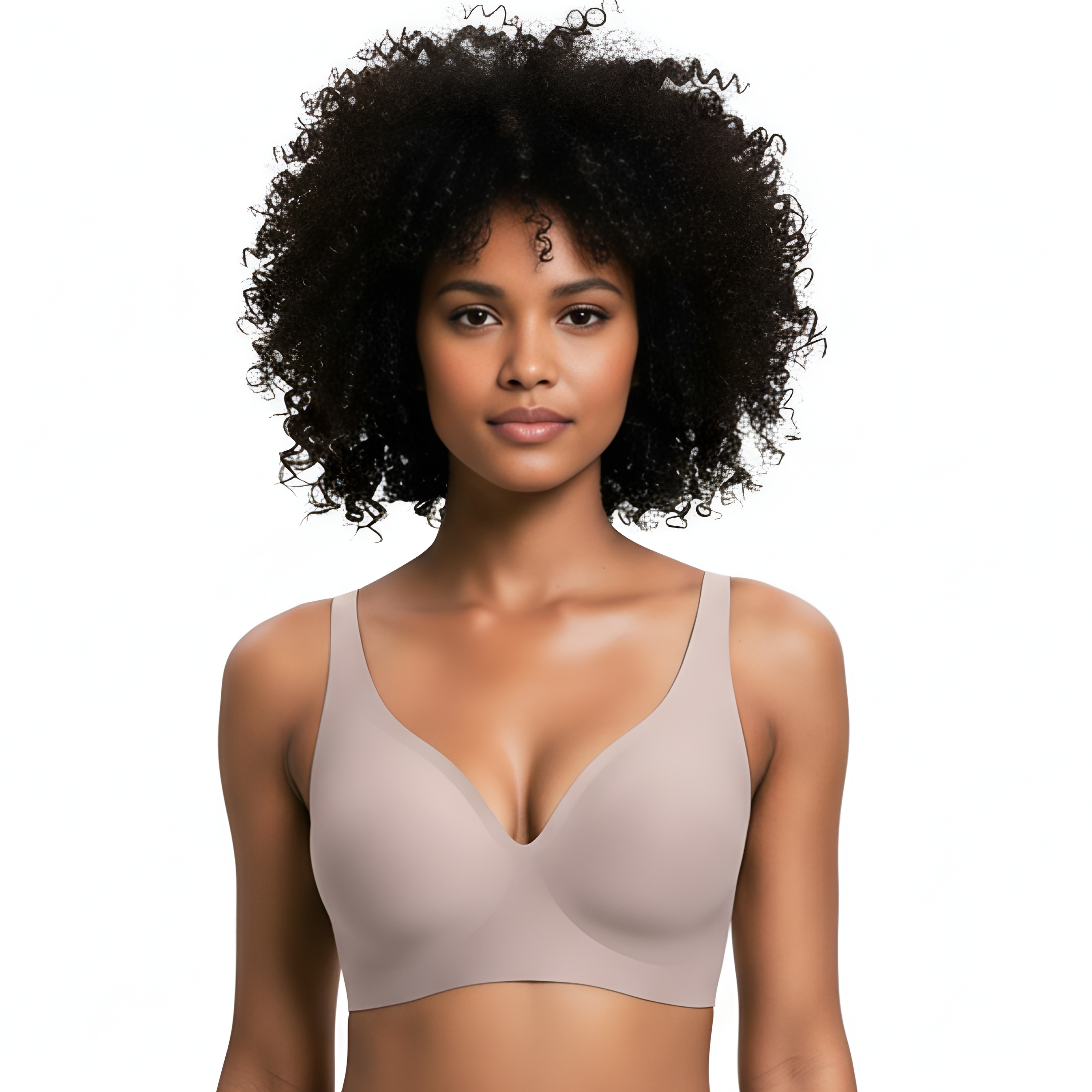 Wireless Shaped Bra With Seamless Design For Women