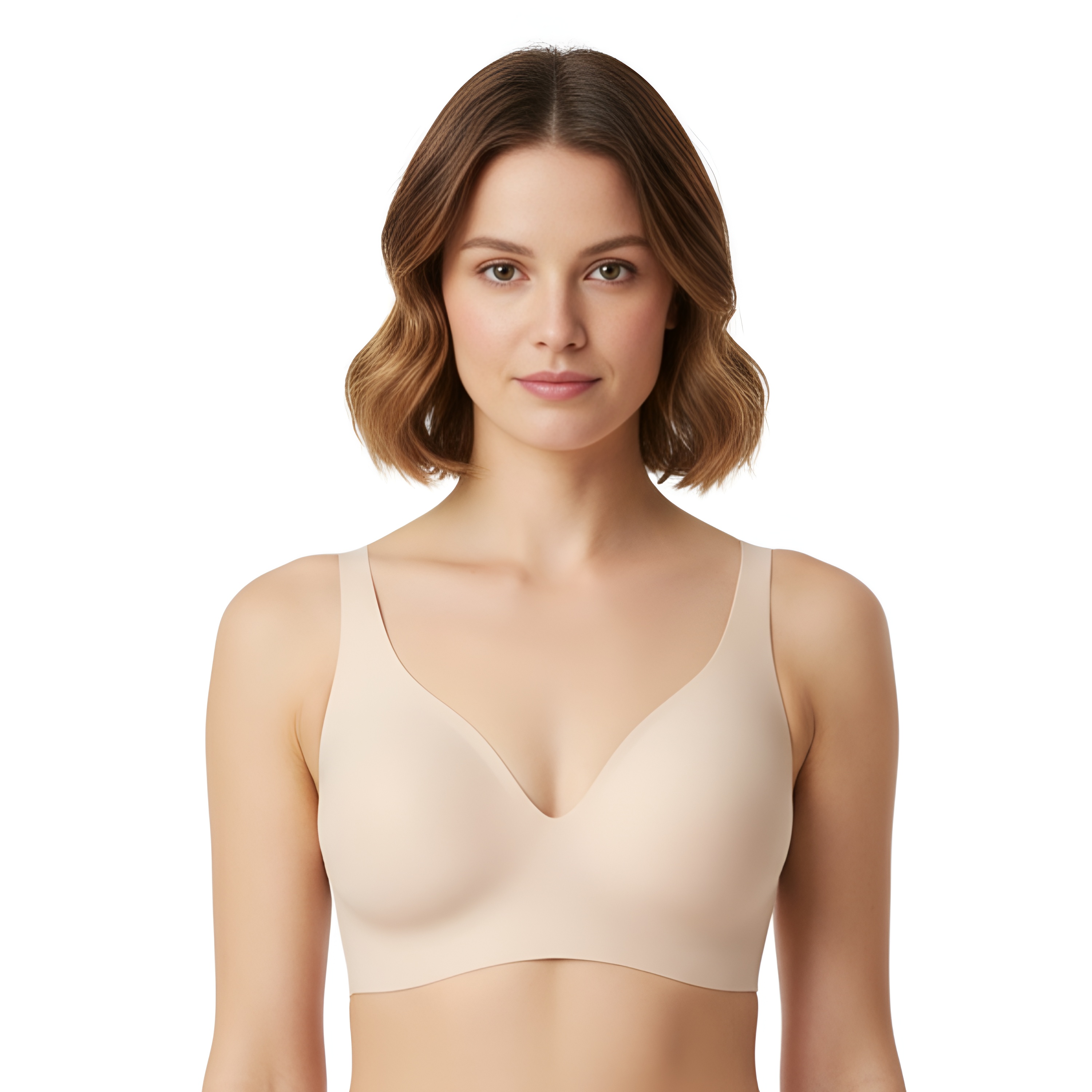 Wireless Shaped Bra With Seamless Design For Women