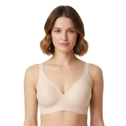 Wireless Shaped Bra With Seamless Design For Women