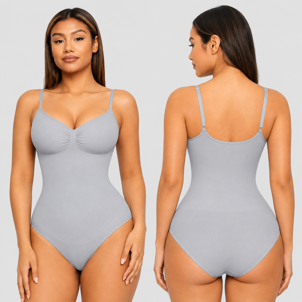 Seamless Thong Slimming Bodysuit For Women